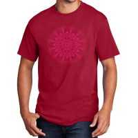 Luxury Mandala With Golden Arabesque Basic T-shirt | Artistshot