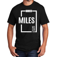 Miles Personalized Name Birthday Gift Basic T-shirt | Artistshot