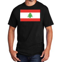 Lebanon Flag Basic T-shirt | Artistshot