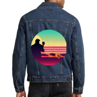 Half Coffee Half Teacher Men Denim Jacket | Artistshot