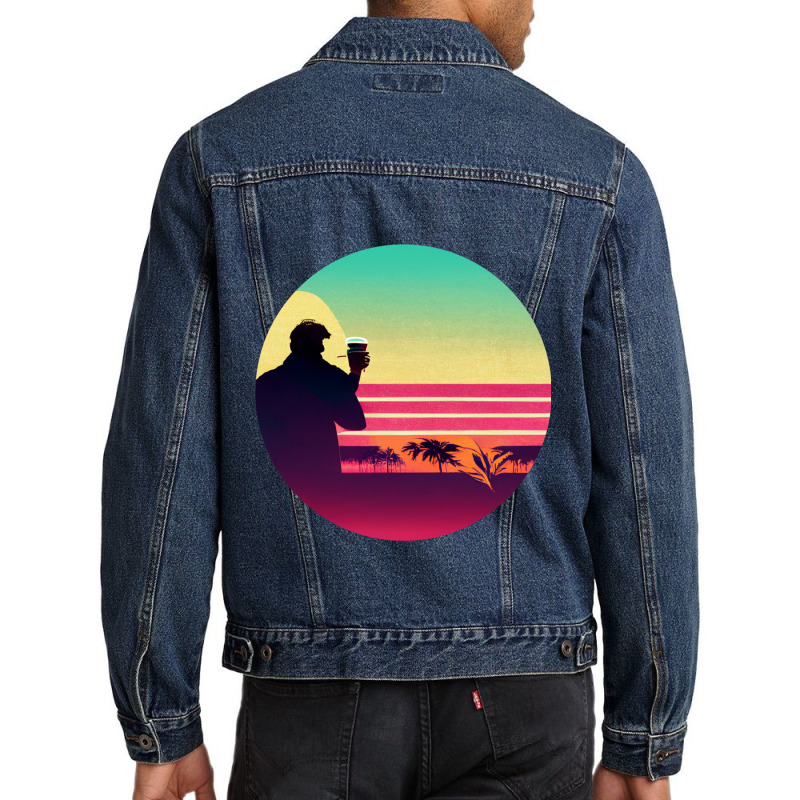 Half Coffee Half Teacher Men Denim Jacket by JOHN CHAVEZ | Artistshot