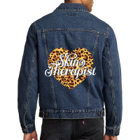 Skin Therapist Dermatology Skin Specialist Estheti Men Denim Jacket | Artistshot