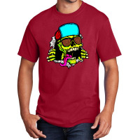 Skull Pop Art Basic T-shirt | Artistshot