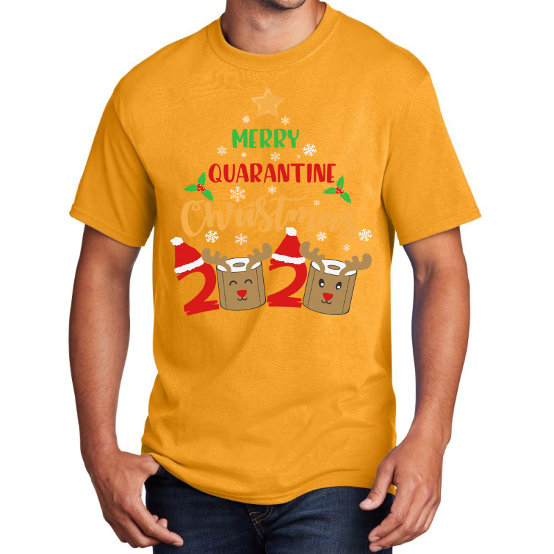 Merry Quarantine Christmas 2020 Basic T-shirt | Artistshot