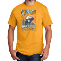 Welcome Elkview Island Alaska Basic T-shirt | Artistshot