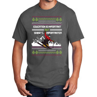 Education Is Important Skiing Basic T-shirt | Artistshot