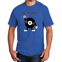 Vinil Never Dies Basic T-shirt | Artistshot