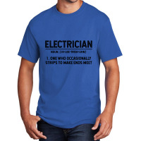 Electrician Definition - Jobs Gift Occupation Basic T-shirt | Artistshot