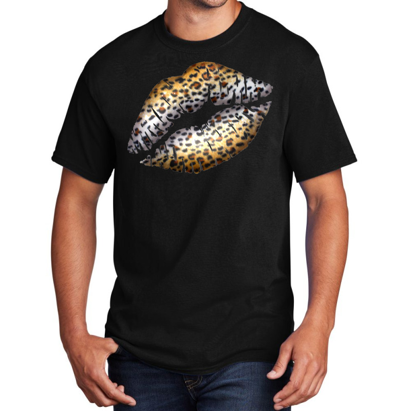 Cheetah Lips Basic T-shirt | Artistshot