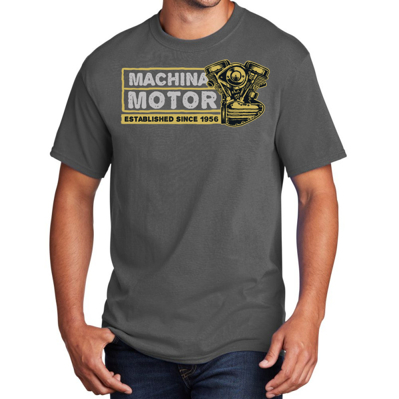 Machina Motor Basic T-shirt | Artistshot