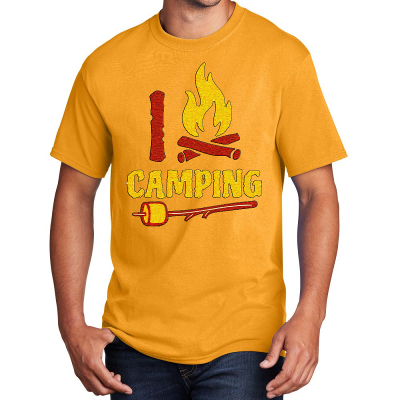 Camping Basic T-shirt by zig street | Artistshot