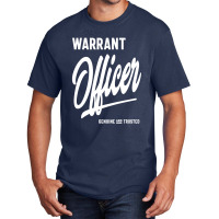 Warrant Officer Gift Funny Job Title Profession Birthday Idea Basic T-shirt | Artistshot