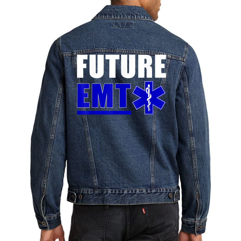 Future Emt Gift For Paramedic And Ems Technician T Shirt Men Denim Jacket | Artistshot