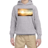 Holy Week And Easter Services,  Easter Sunday He Is Risen Youth Hoodie | Artistshot