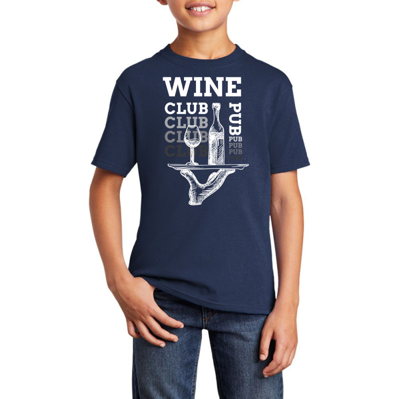 Wine Club Basic Youth T-shirt by SabriAcar | Artistshot