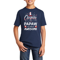 Merry Christmas To Pawpaw Of Great Awesome Basic Youth T-shirt | Artistshot