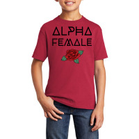 Alpha Female For Light Basic Youth T-shirt | Artistshot