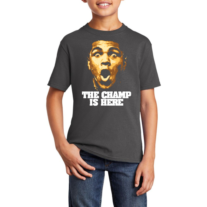 The Champ Is Here Basic Youth T-shirt by parashiel | Artistshot