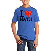 I Love Mathematics Basic Youth T-shirt | Artistshot