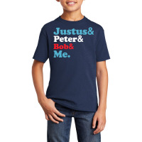 Justus Peter Bob Me For Dark Basic Youth T-shirt | Artistshot