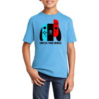 Switch Your World Basic Youth T-shirt | Artistshot