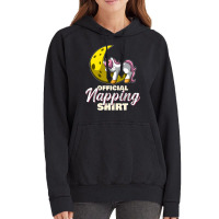 Sleeping Unicorn Nap Time Official Napping Vintage Hoodie | Artistshot