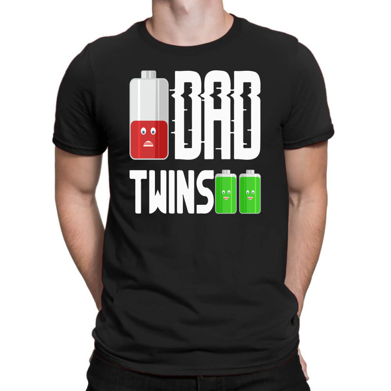 Dad Twins For Dark T-shirt | Artistshot