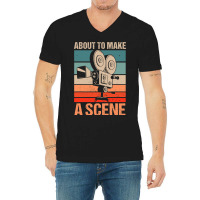 Short Film Writer Movie Maker Cinematographer Edit V-neck Tee | Artistshot