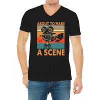 Short Film Writer Movie Maker Cinematographer Edit V-neck Tee | Artistshot