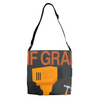 If Grandpa Cant Fix It Were All Screwed Adjustable Strap Totes | Artistshot