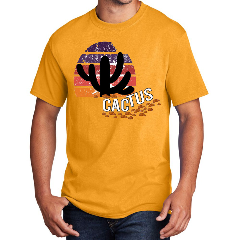 Cactus Sunset Basic T-shirt | Artistshot