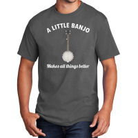 Banjo Bluegrass Music Traditional Musician Funny Gift Basic T-shirt | Artistshot