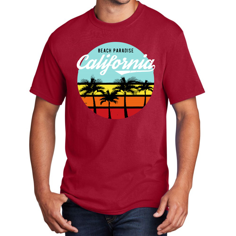 California Los Angeles Basic T-shirt by atereabag | Artistshot