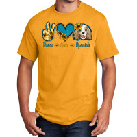 Peace Love Cocker Spaniel Basic T-shirt | Artistshot