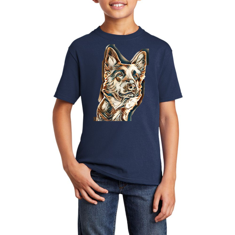 I Love Dogs Basic Youth T-shirt by Kemnabi | Artistshot