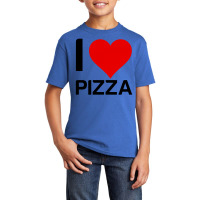 I Love Pizza Heart Basic Youth T-shirt | Artistshot