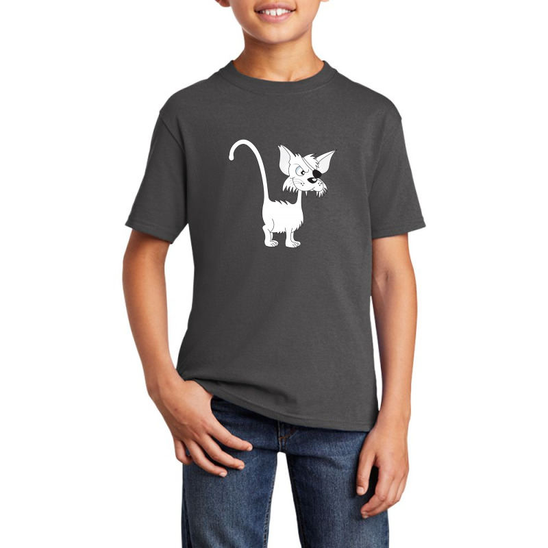 Pirate Cat Basic Youth T-shirt by EmarDesign | Artistshot