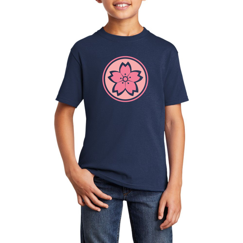 Cute Pink Sakura Basic Youth T-shirt by sharro88 | Artistshot