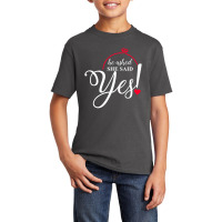 Finally Yes Basic Youth T-shirt | Artistshot