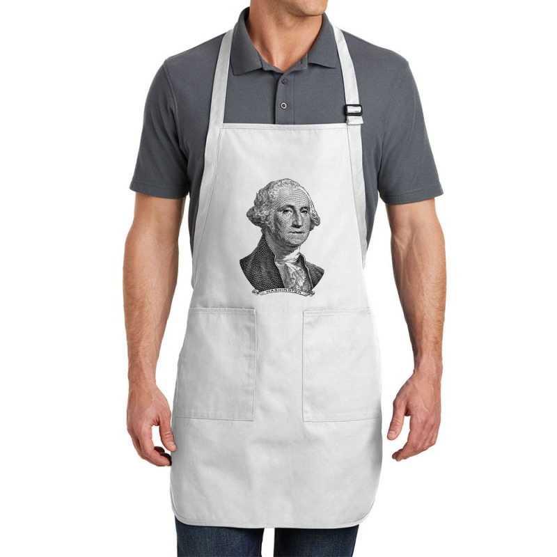 George Washington Founding Father Military Constitution T Shirt Full-length Apron | Artistshot