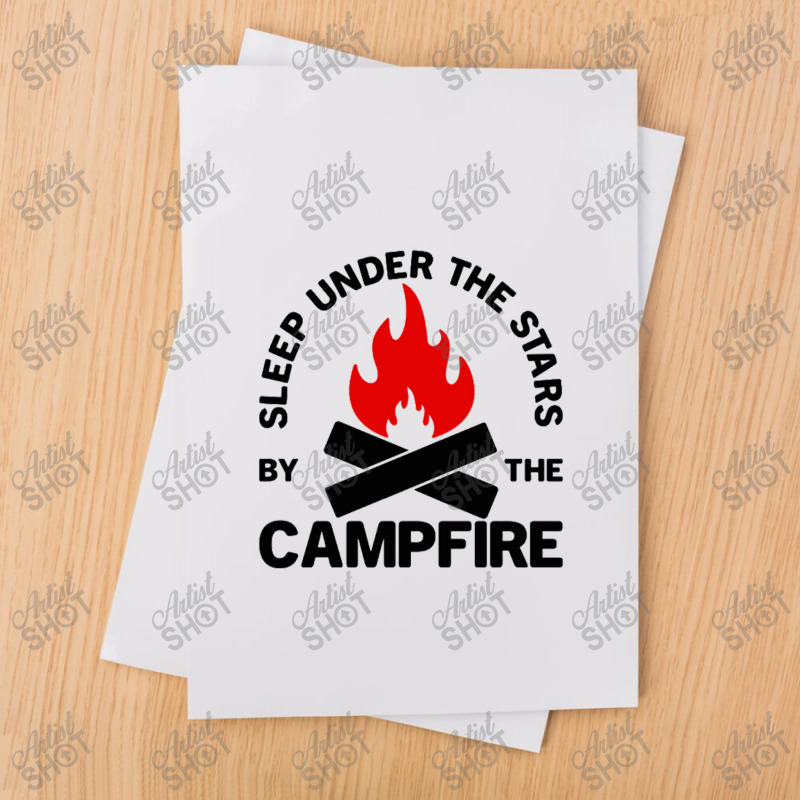 Under The Stars By The Campfire Sublimation Transfer | Artistshot