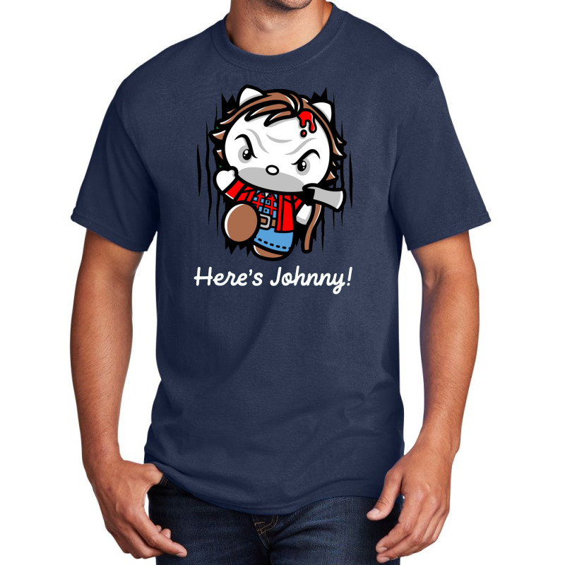 Hello Johnny Basic T-shirt by chrisnom | Artistshot