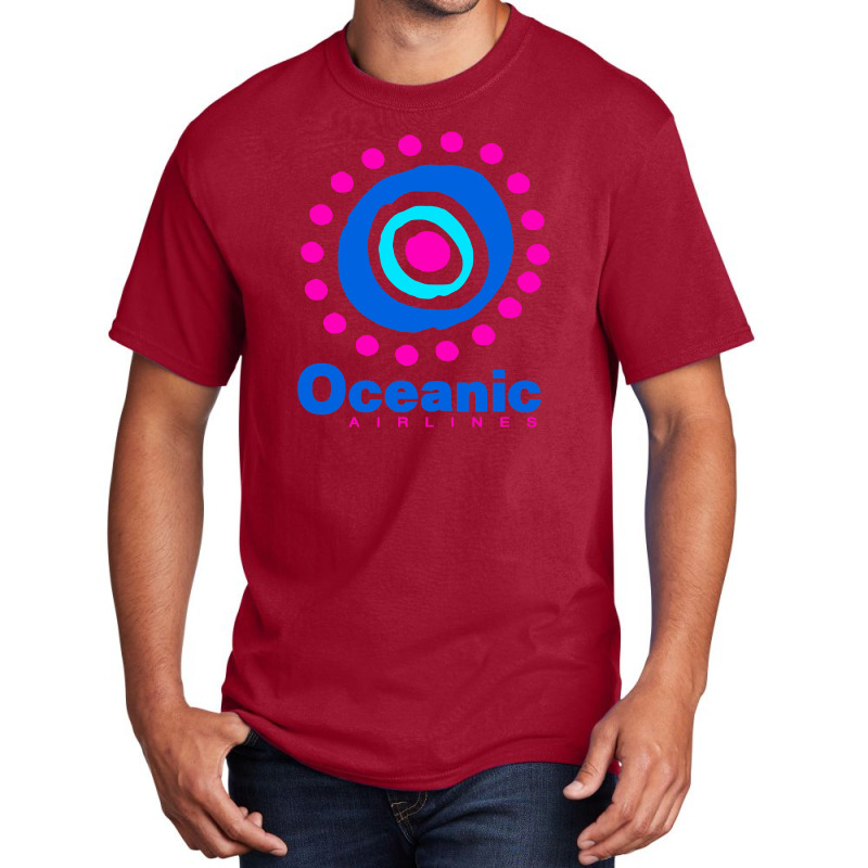 Lost Oceanic Airlines Basic T-shirt | Artistshot