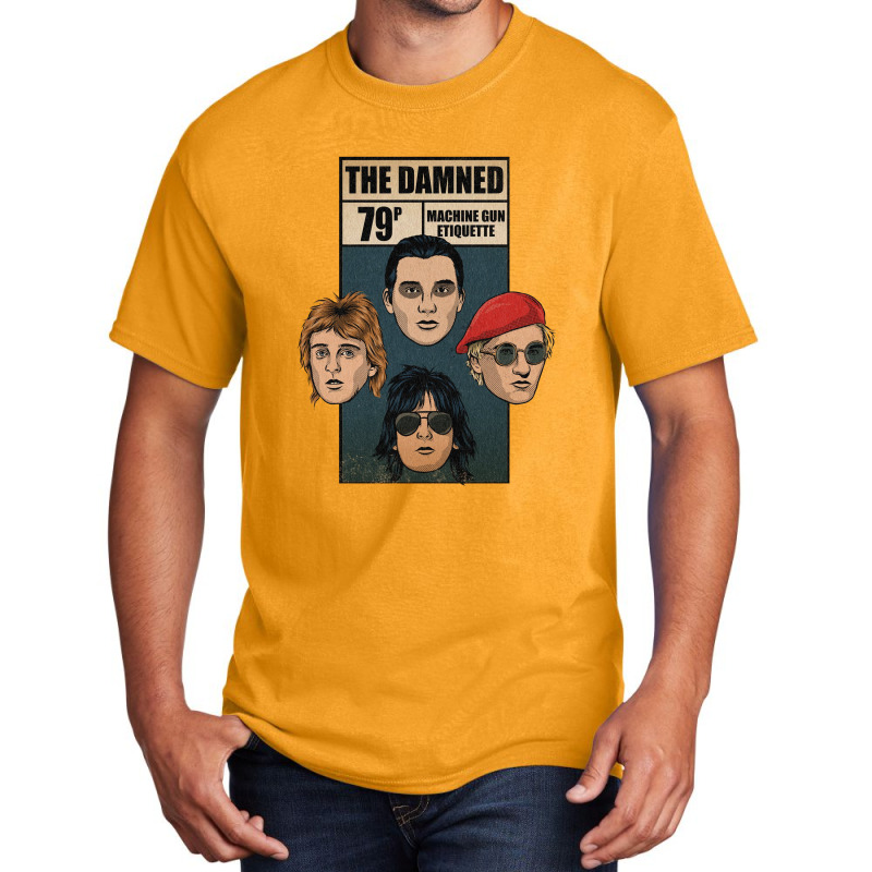 The Damned Machine Gun Etiquette Basic T-shirt | Artistshot