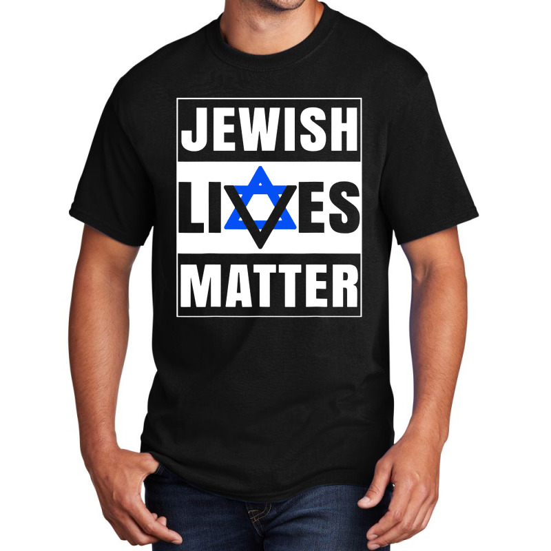 Jewish Lives Matter Shirt David Star Retro Jewish Holiday Basic T-shirt | Artistshot