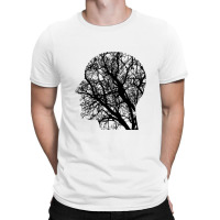 Mental Health Quote Depression Silhouette T-shirt | Artistshot