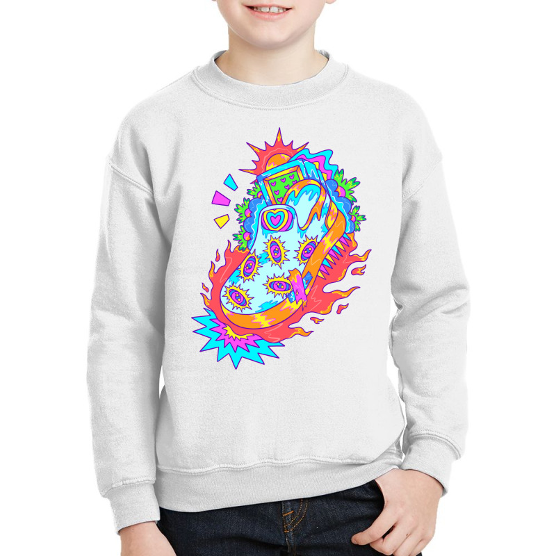 Sneakers Collection - Angry Burns Youth Sweatshirt by yoyvector | Artistshot