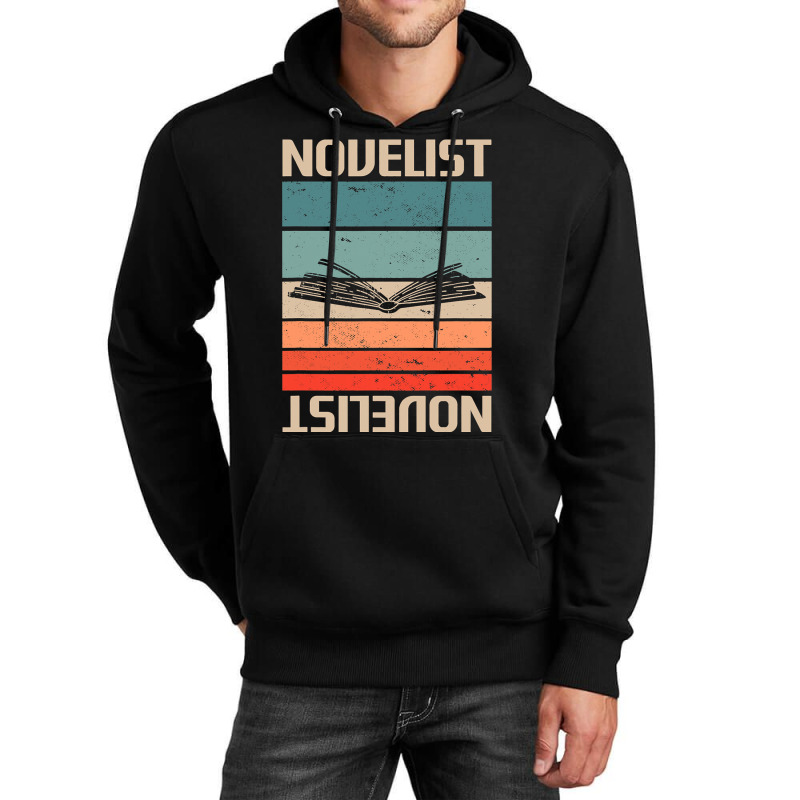 Retro Vintage Novelist Novel Author 1 Unisex Hoodie by FriedBarcia | Artistshot