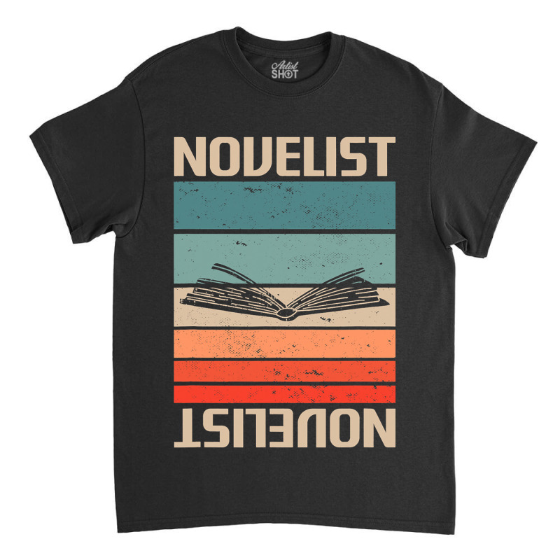 Retro Vintage Novelist Novel Author 1 Classic T-shirt by FriedBarcia | Artistshot