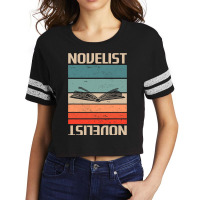 Retro Vintage Novelist Novel Author 1 Scorecard Crop Tee | Artistshot